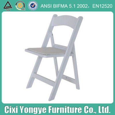 Plastic Resin Folding Chair for Seashore Wedding