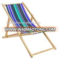 Striped fabrics for folding deck chair for kids