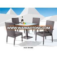 Wicker cafe table chair set (DH-3053)